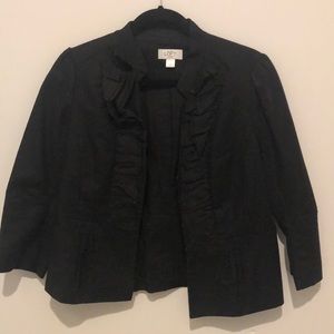 Loft Blazer with Ruffles